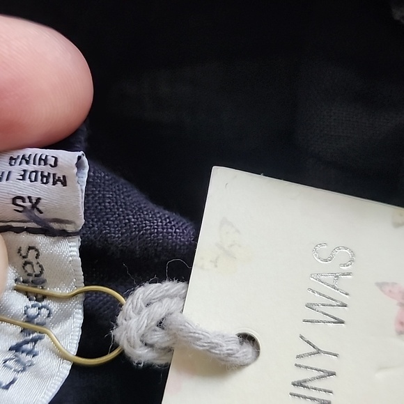 Johnny Was Renee Embroired Side Slit Palazzo Linen Pants Size XS - Picture 16 of 17